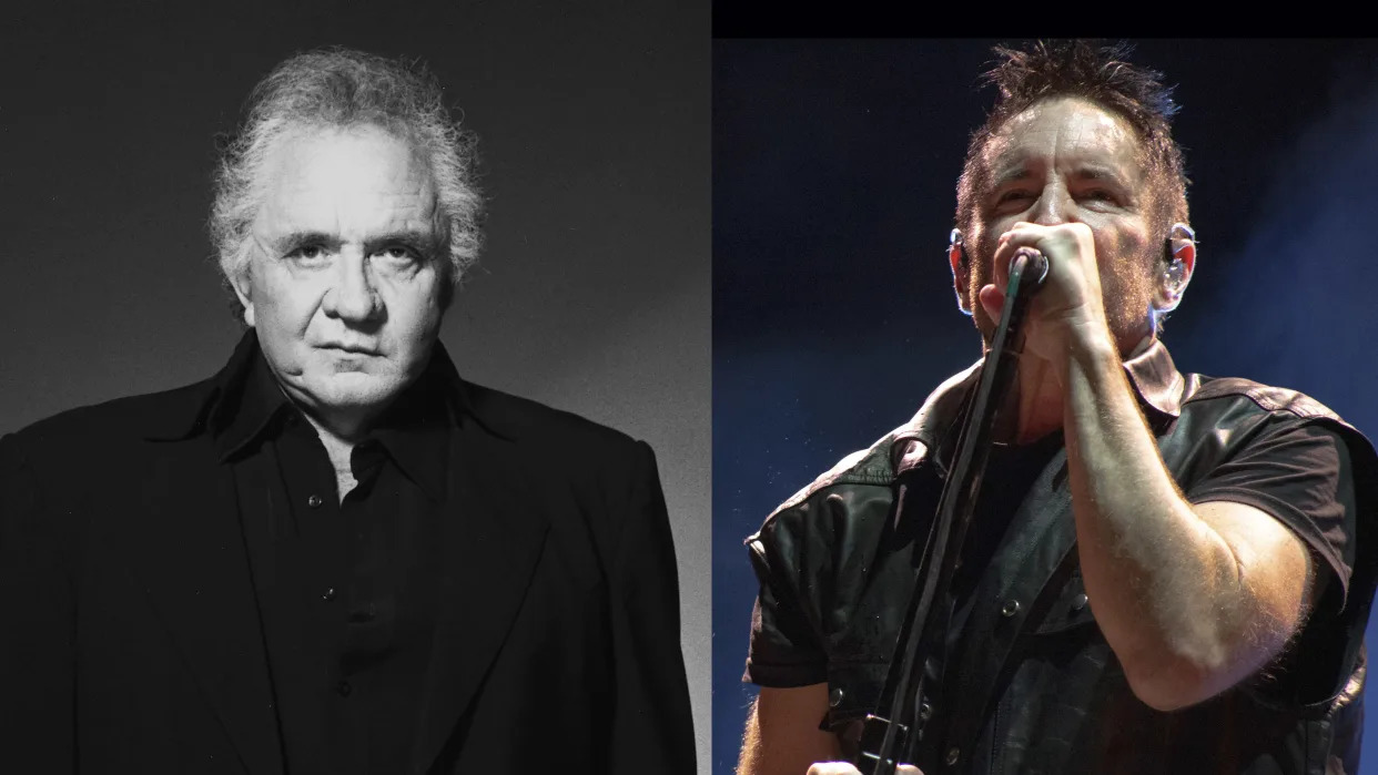  Johnny Cash and Trent Reznor of Nine Inch Nails 