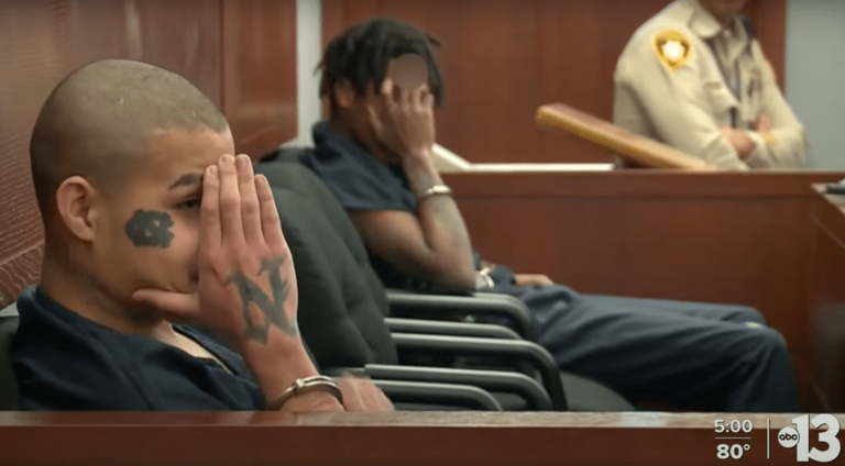 Teens accused of killing retired police chief laugh, flip off victim’s family in court