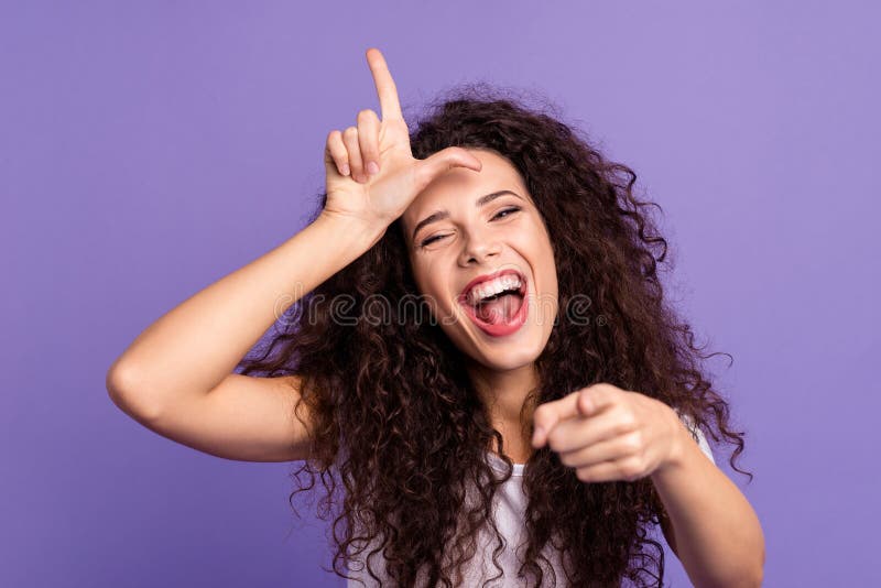 close-up-photo-beautiful-her-lady-index-finger-point-you-hand-show-loser-symbol-forehead-laughing-out-loud-close-up-photo-144265820.jpg