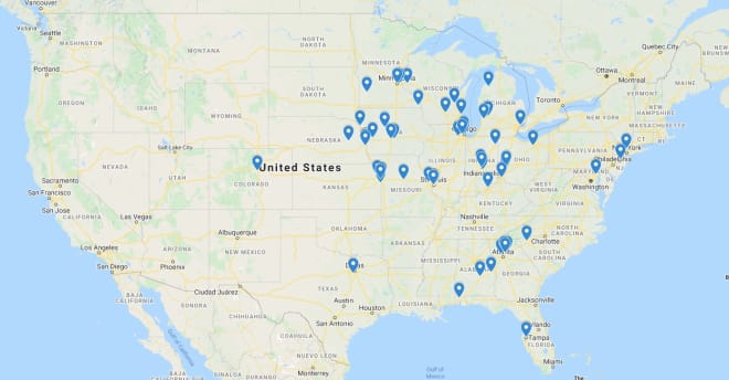 Mapping out Iowa's early scholarship offers in the Class of 2022.