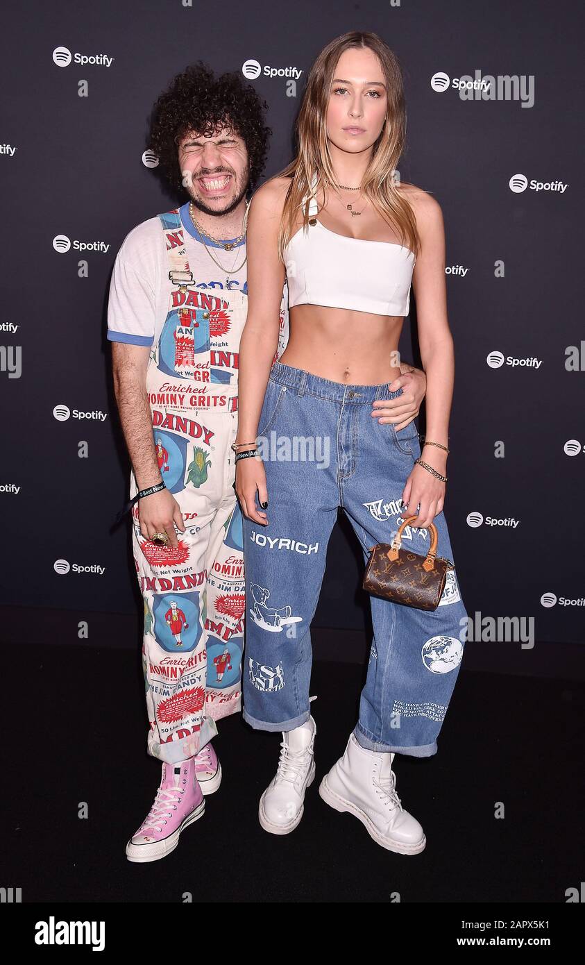 west-hollywood-ca-january-23-benny-blanco-and-elsie-hewitt-attend-at-the-spotify-best-new-artist-2020-party-at-the-lot-studios-on-january-23-2020-in-los-angeles-california-2APX5K1.jpg