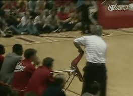 Bobby knight throwing chair gif 1 » GIF Images Download