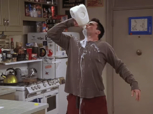 drinking-milk-to-quench-my-thirst-joey-drinking-one-galon-of-milk-in-ten-seconds.gif
