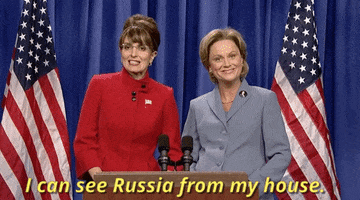 sarah palin i can see russia from my house GIF by Saturday Night Live