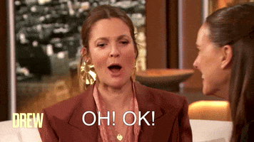 Realization GIF by The Drew Barrymore Show