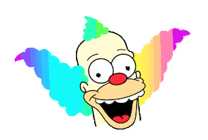 The Simpsons Rainbow Sticker