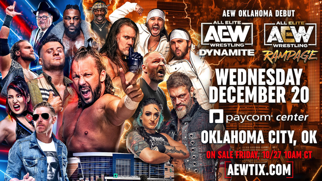 AEW's first-ever show in the state of Oklahoma was held on Dec. 20th in Oklahoma City at the Paycom Center.