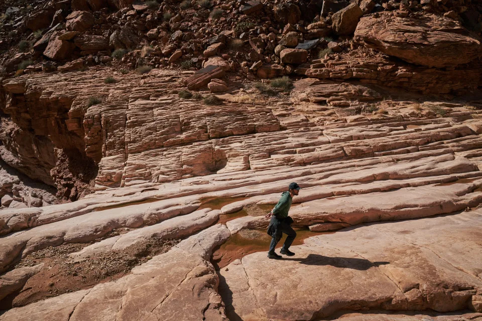 The North Canyon, in the Grand Canyon, March 2023. (Raymond Zhong/The New York Times)