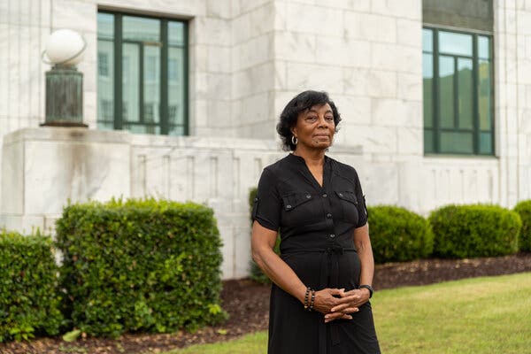 Lonnie Hollis in LaGrange, Ga. With Republican-led legislatures mounting an expansive takeover of election administration in a raft of new voting bills this year, local officials like Ms. Hollis have been some of the earliest casualties.