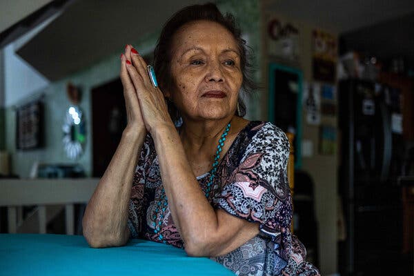 Bessie Smith, 79, was forbidden from speaking her Navajo language once she began attending a federal boarding school and nearly forgot her native tongue. “It’s so casually taken away,” she said. “It’s like you are violated.”